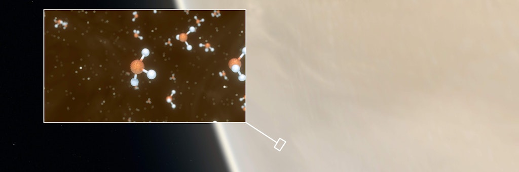 Die Entdeckung des Gases Phisphin in der Atmosphäre der Venus könnte für die Existenz mikrobiellen Lebens sprechen.