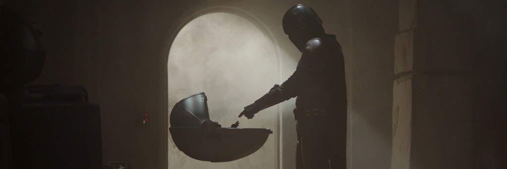 This image released by Disney Plus shows a scene from "The Mandalorian." An announcement on the Star Wars Twitter account Wednesday said new episodes would be available on Disney+ starting on Oct. 30. (Disney Plus via AP)