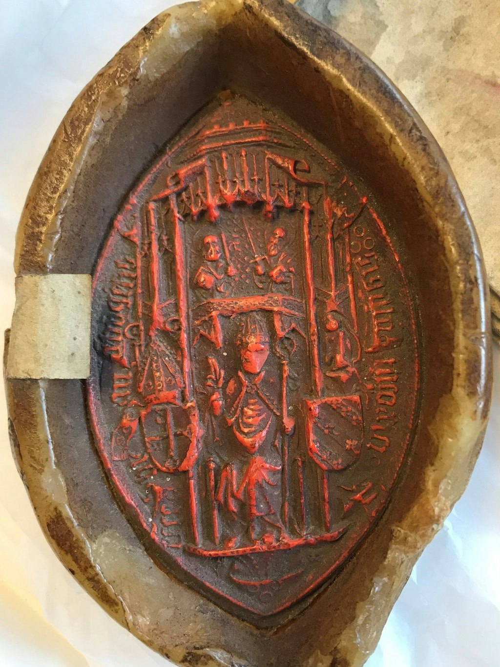 Bischšfliches Siegel von 1467 zur Errichtung eines Altars in der Moritzkirche