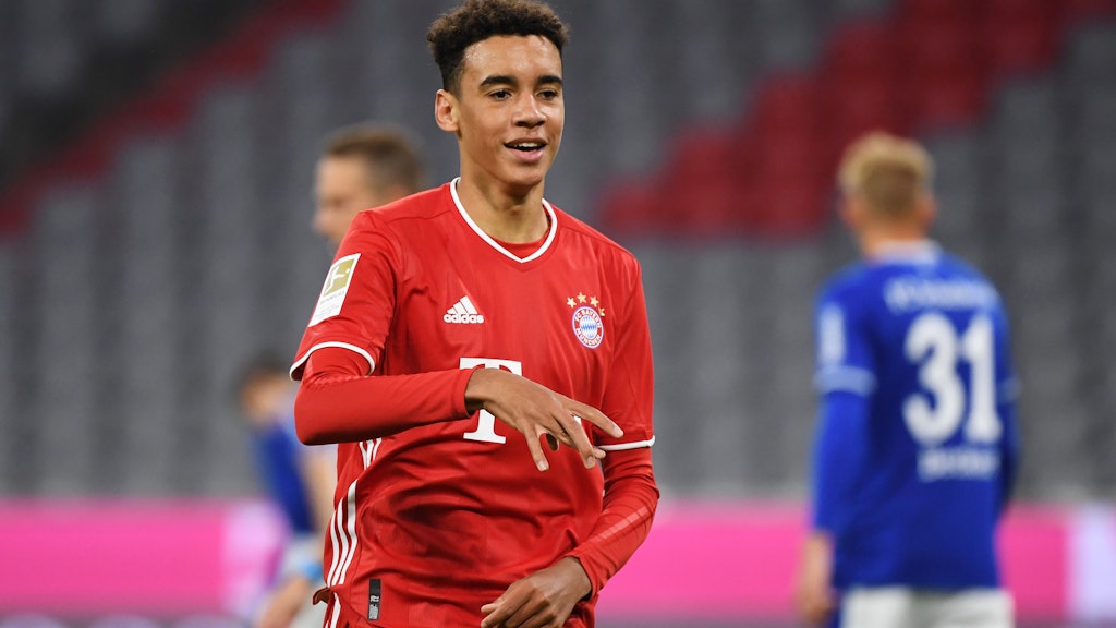 Jüngster Bayern-Torschütze aller Zeiten: Jamal Musiala. 