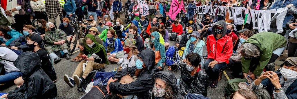 Eine Sitzblockade ist für Donnerstag auch angekündigt. 