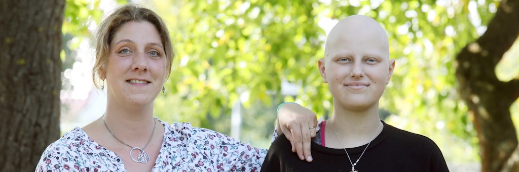 Felicitas Hänel (13) mit ihrer Mama Stephanie (41), gemeinsam gehen sie durch dick und dünn.