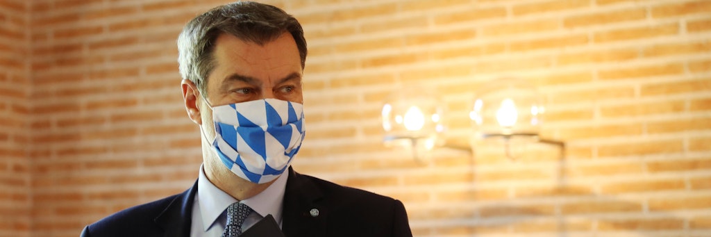 Bayerns Ministerpräsident Markus Söder (CSU) stellt eine scharfe Corona-Forderung nach der anderen auf.