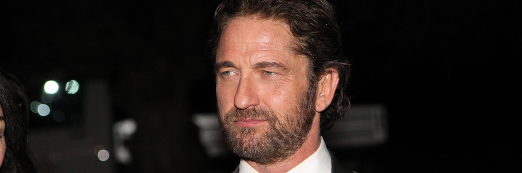 Der Schauspieler Gerard Butler.