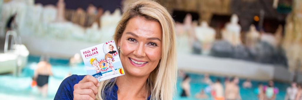 Franziska van Almsick bei ihrer Buchvorstellung.