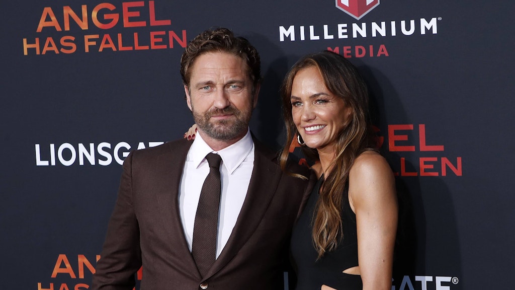 Gerard Butler mit seiner damaligen Freundin Morgan Brown.