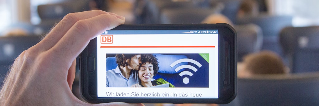 Klappt’s mit dem Internet oder klappt es nicht? Als Fahrgast ist man einiges gewöhnt.