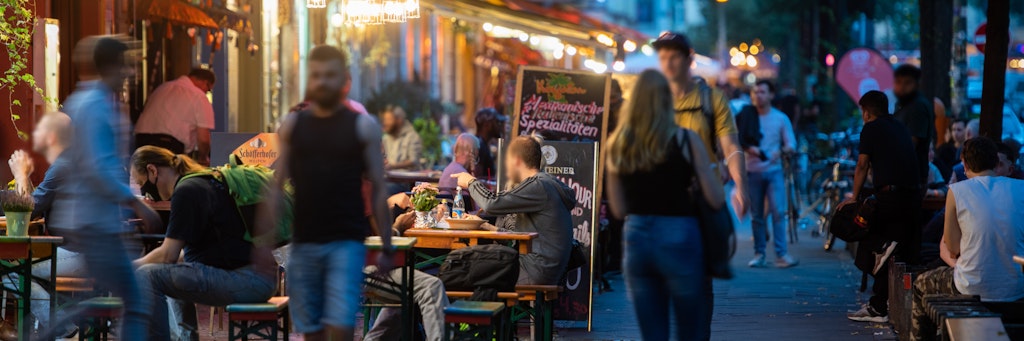 Gefährlich? Restaurants und Bars in Friedrichshain.