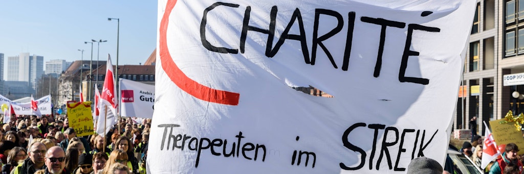 Es ist nicht das erste Mal, dass Charité-Beschäftigte auf die Straße gehen.