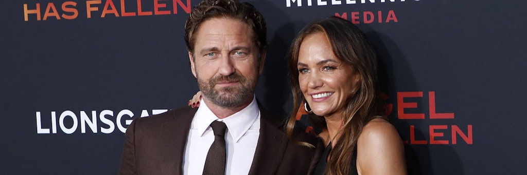 Gerard Butler mit seiner damaligen Freundin Morgan Brown