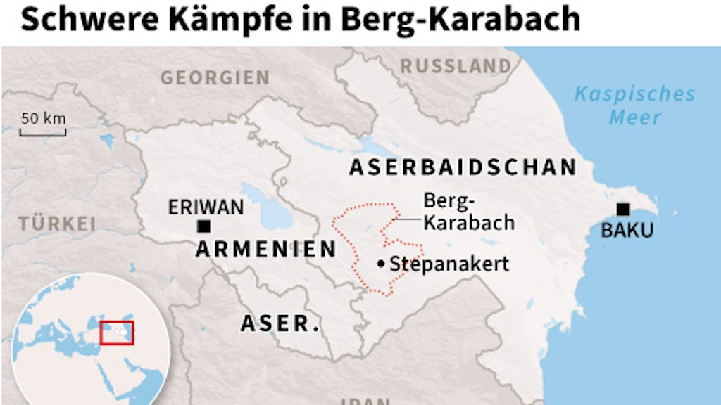 Seit 30 Jahren streiten sich Armenien und Aserbaidschan um die Region Berg-Karabach.