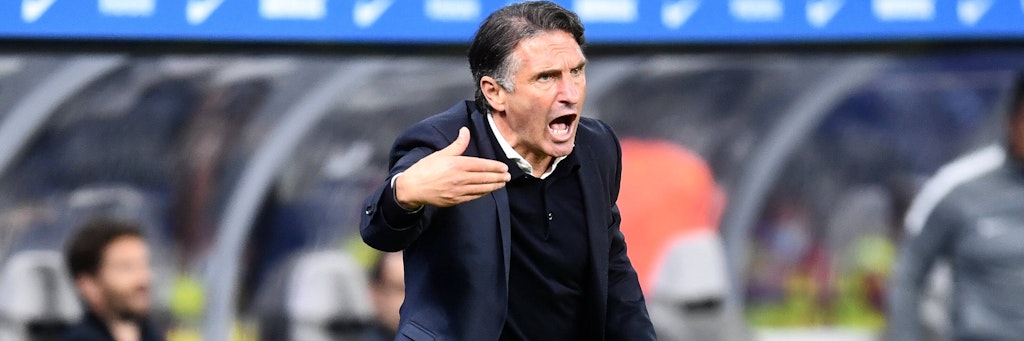 Bruno Labbadia war enttäuscht über die Leistung seiner Profis bei dem 1:3 gegen Eintracht Frankfurt. 