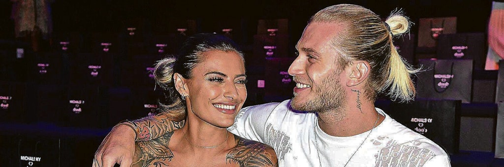 Die Berliner Schauspielerin Sophia Thomalla und ihr Freund Loris Karius bei der Ankunft zur Michalsky Style Nite im Juli 2019. Liverpools Torwart wird am Montag in Köpenick erwartet.