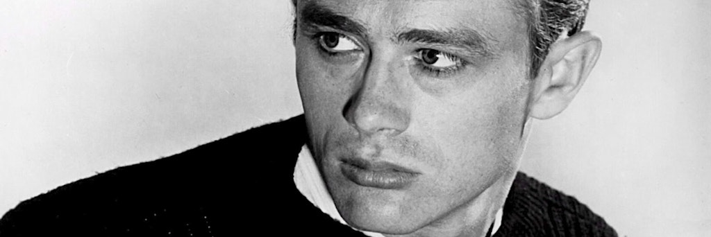 Hollywood-Legende James Dean (1931 - 1955).