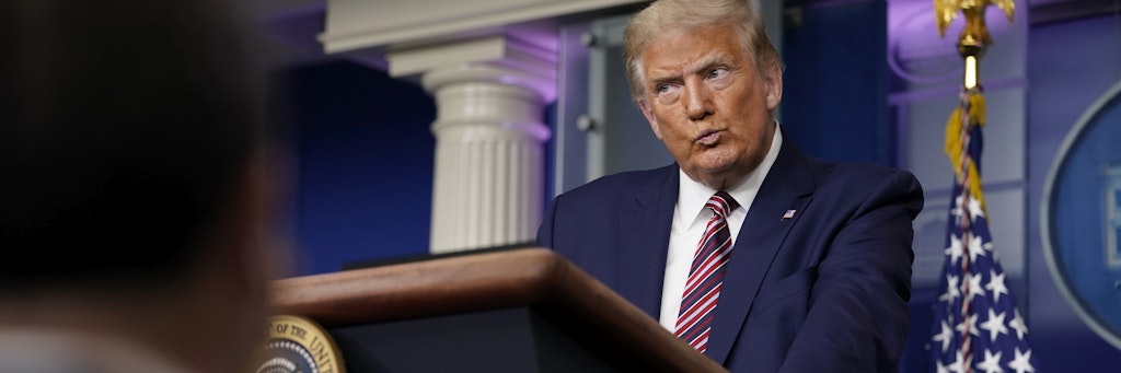 Der amerikanische Präsident Trump soll jahrelang kaum Steuern gezahlt haben. 