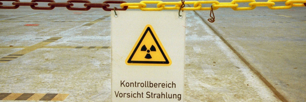 Kontrollbereich im Zwischenlager in Gorleben