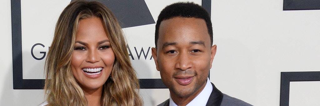 Model Chrissy Teigen und ihr Ehemann John Legend.