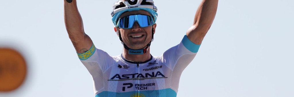 Der Kasache Alexej Luzenko feiert auf der sechsten Etappe seinen ersten Tagessieg bei der Tour. 