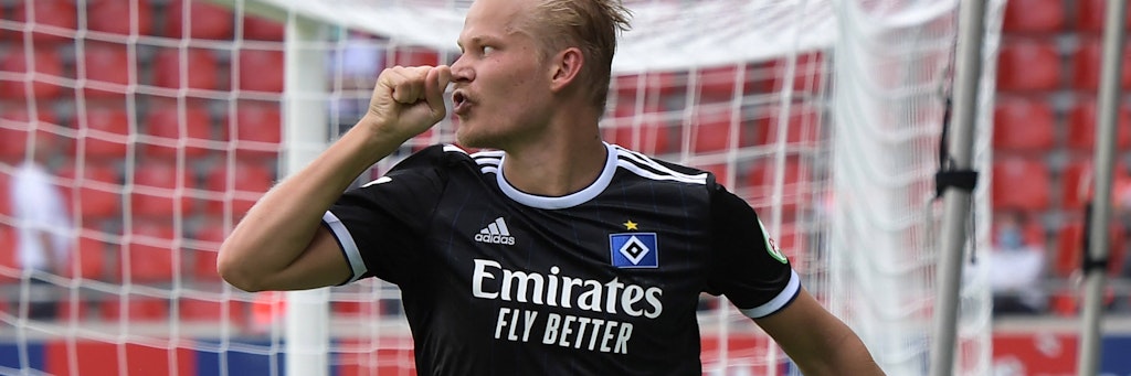 Joel Pohjanpalo spielt im letzten halben Jahr beim BHSV, gilt als äußerst torgefährlich.