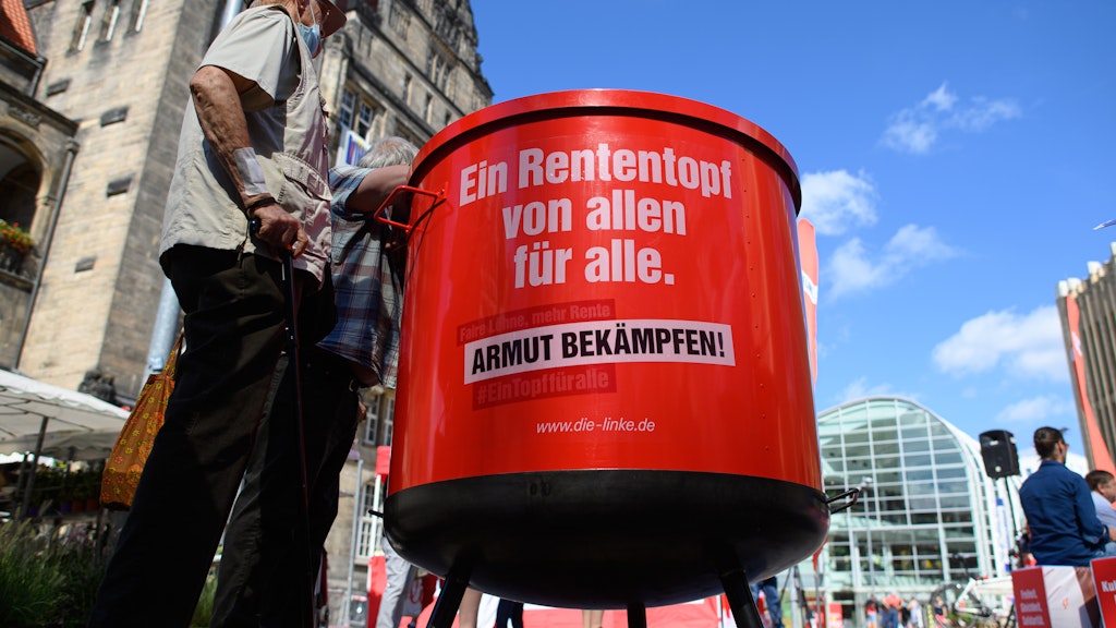 Die Linke will einen Rententopf für alle – so bekämen am Ende alle Ruheständler auch mehr Geld.