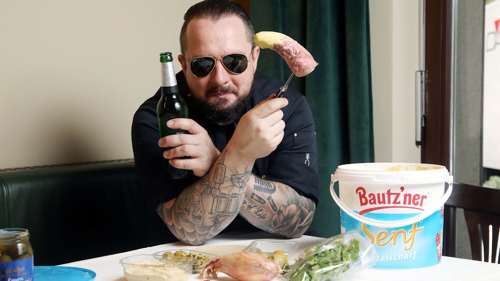 Zunge mit Senf? Muss man mögen. Michael Schulz liebt das Gericht!
