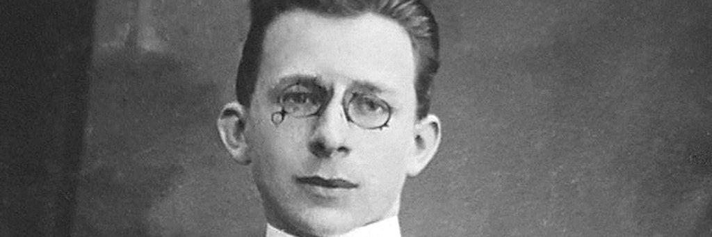 Walter Ubricht als junger Mann. 