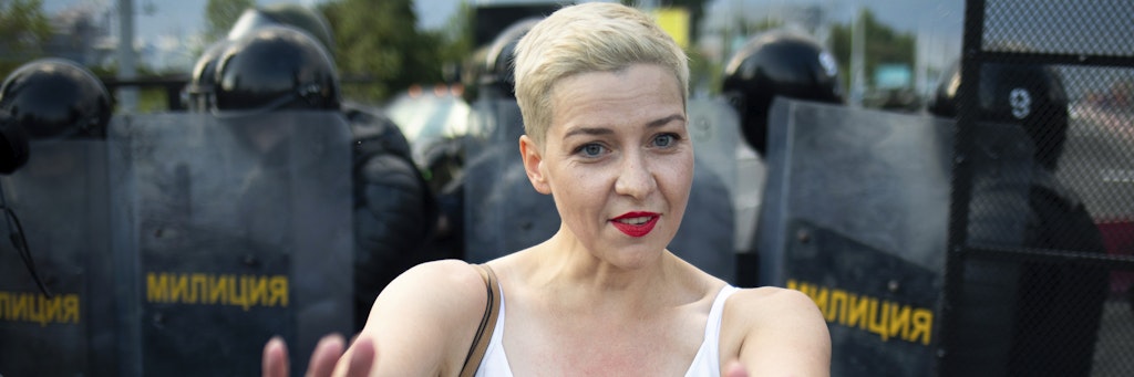 Die weißrussische Oppositionelle Maria Kolesnikowa wurde von den Behörden festgesetzt.