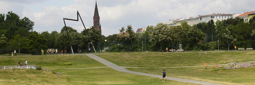 Tatort Goerlitzer Park in Kreuzberg. .