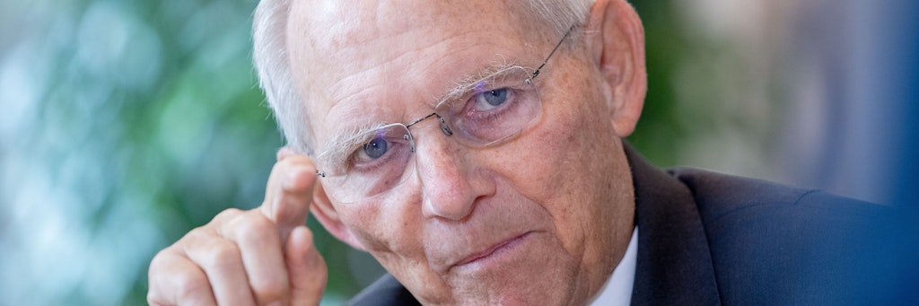 Bundestagspräsident Wolfgang Schäuble sieht keine Benachteiligung mehr für Frauen in der heutigen Politik. 