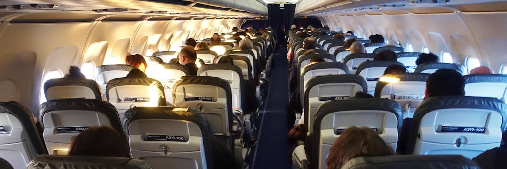 Ein Flug der Airline Lufthansa