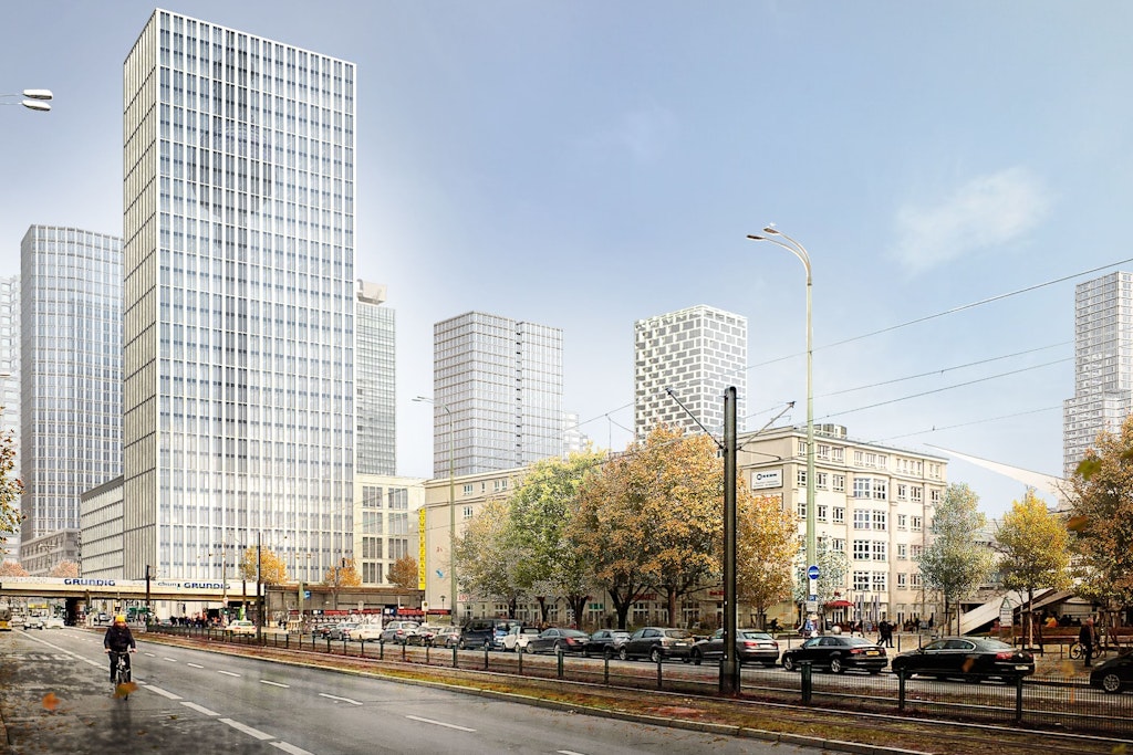Zukunftsvision: So soll es am Alexanderplatz aussehen, wenn alle Hochhäuser stehen. <br>