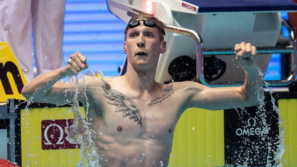 Einer der wenigen Medaillenkandidaten im Schwimmen. 1500-Meter-Freistil-Spezialist Florian Wellbrock.