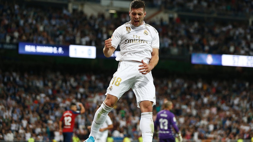 Der Ex-Frankfurter Luka Jovic konnte sich bei Madrid noch nicht durchsetzen. Jetzt will ihn Real verkaufen.