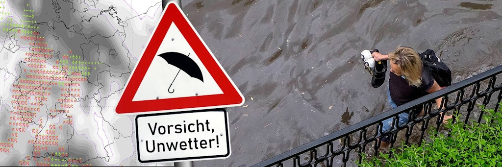 Gerade erst hat sich die Lage beruhigt, doch zum Wochenende ziehen schon neue Unwetter über Deutschland auf.