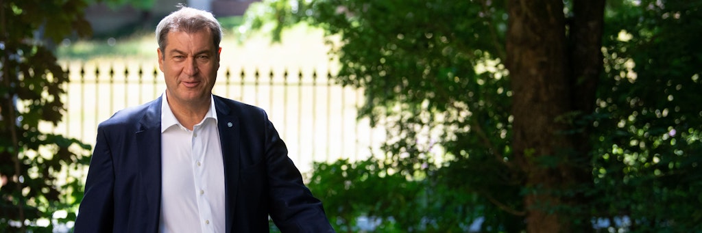 Markus Söder (CSU), Ministerpräsident von Bayern und vierfacher Vater. 