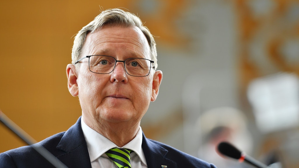Bodo Ramelow (Die Linke), Ministerpräsident von Thüringen. 