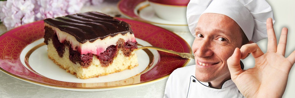 Geht einfach und schmeckt einfach köstlich: Der traditionelle Schneewittchenkuchen, auch bekannt als Donauwelle.
