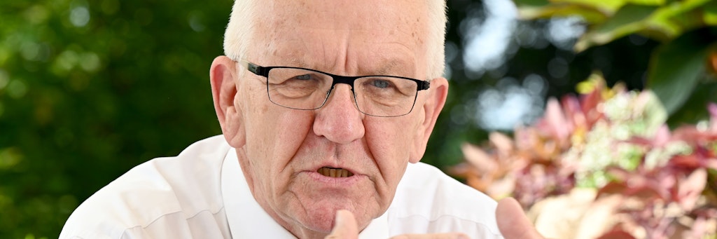Baden-Württembergs Grüner Ministerpräsident Winfried Kretschmann.