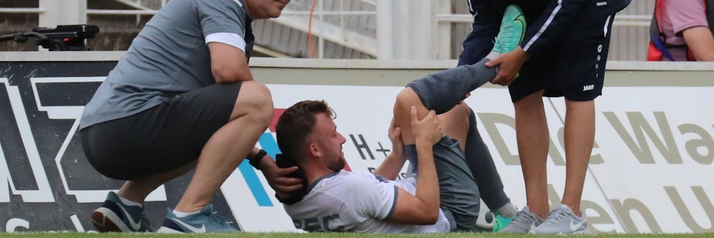 Gezerrt, aber nichts gerissen: Dynamos Marvin Kleihs fällt „nur“ drei Wochen aus. 