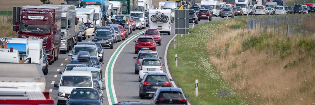 Ferien in Deutschland - Verkehrschaos ist programmiert.