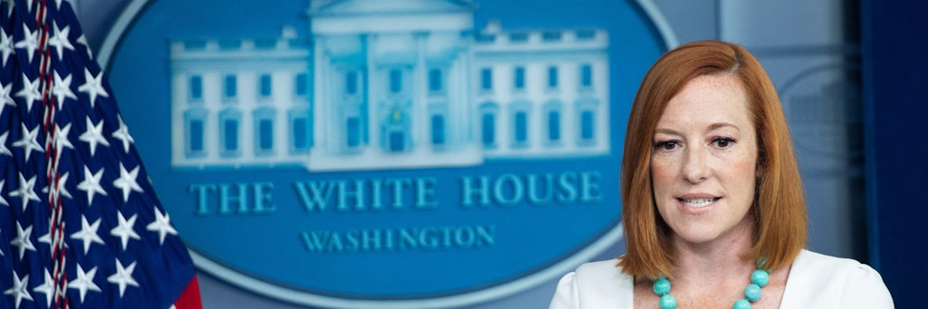 Jen Psaki, Sprecherin des Weißen Hauses, hat keine guten Nachrichten für EU-Bürger mit dem Reiseziel USA.