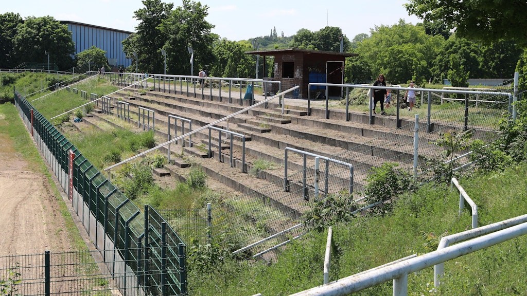 Hier rollt am Mittwoch endlich wieder Ball: Erstmals seit 2014 spielt der BFC Dynamo wieder im Sportforum.