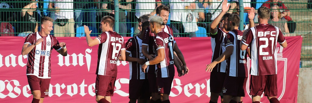 Der BFC hat nach zwei Siegen zum Start allen Grund zum Jubel.<br>