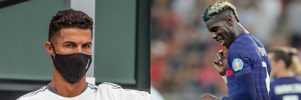 Im Pariser Visier: Juve-Star Cristiano Ronaldo (36) und Manchester-United-Dirigent Paul Pogba (28).