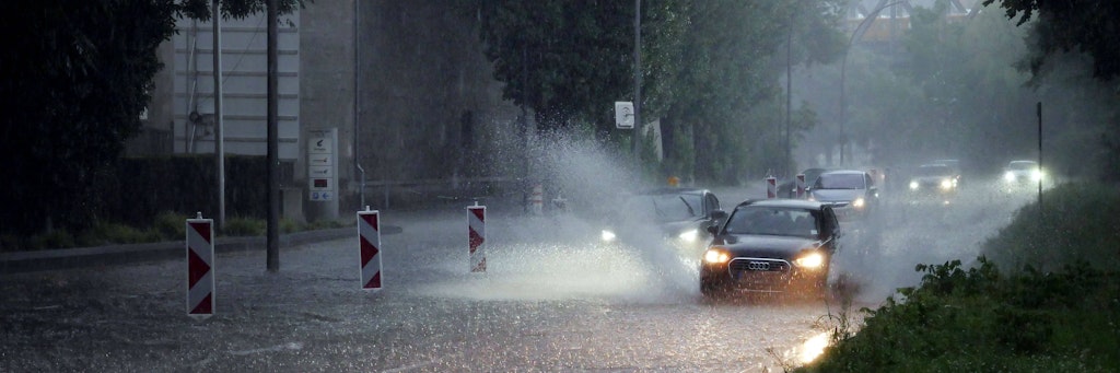 Bereits in den vergangenen Wochen gab es heftige Unwetter, auch in Berlin.