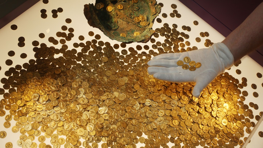 Der Golschatz von Trier wiegt mehr als 18 Kilo.