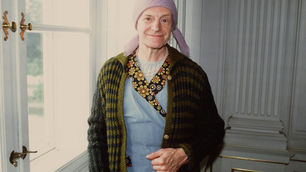 Auch Charlotte von Mahlsdorf trug Kittelschürze.