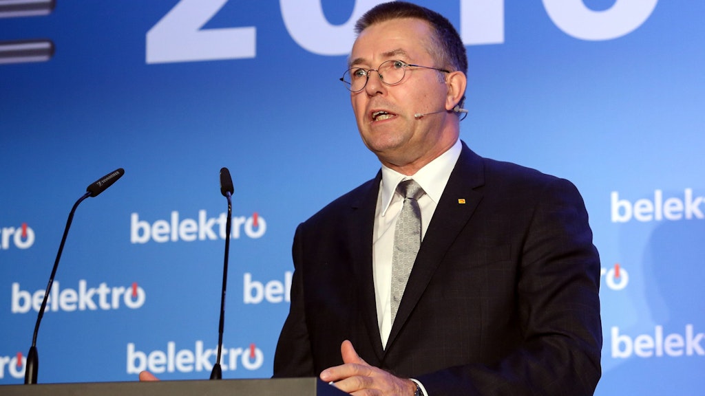 Carsten Joschko, Obermeister der Berliner Elektro-Innung. Auch in seiner Branche gibt es lange Wartezeiten. „Unsere Kundendienste sind aber bei Störungen oder in Notfällen kurzfristig schnell zur Stelle“, sagt er.