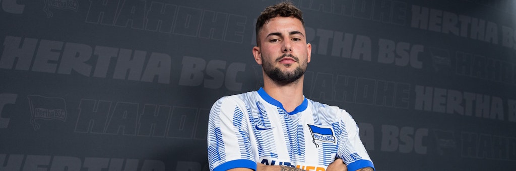 Freut sich, auch wenn es nicht so aussieht: Herthas neuer Offensivmann Marco Richter. 