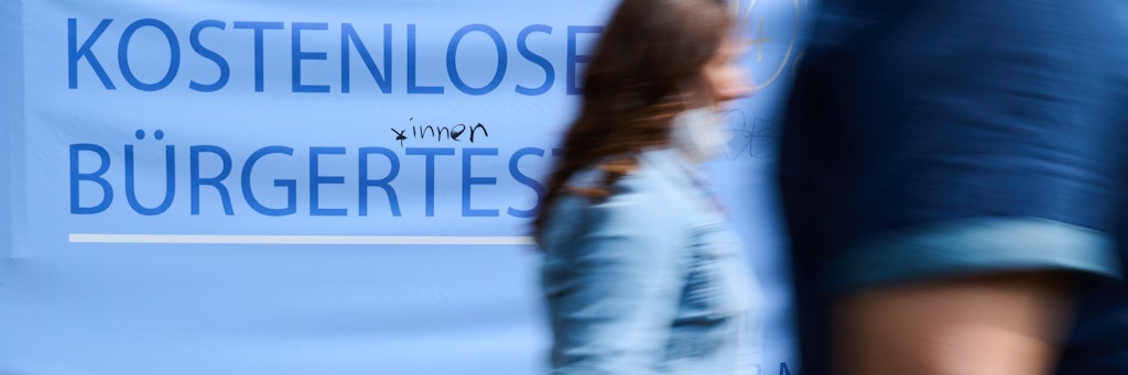 „Kostenlose Bürgertests“ dürften bald der Vergangenheit angehören.